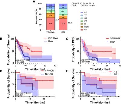 A real-world experience of venetoclax combined with hypomethylating agents vs. monotherapy hypomethylating agents in patients with myelodysplastic syndromes and chronic myelomonocytic leukemia patients